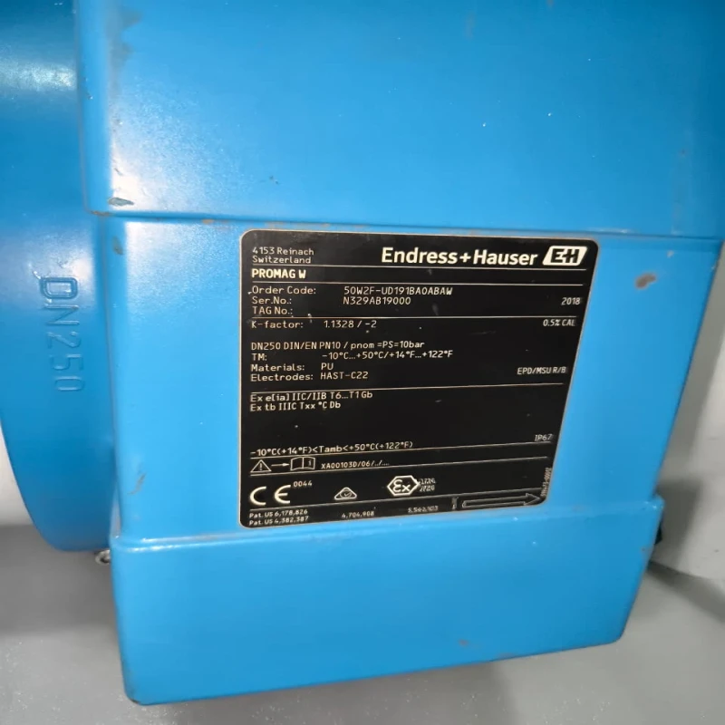 Endress+Hauser 50W2F-UD191BA0ABAW Proline Promag 50W Electromagnetic Flowmeter for Conductive Liquids thumbnail 4